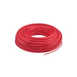 1× Rollo Cable Unifilar 6mm² H1Z2Z2-K 5m rojo (libre de halógenos)