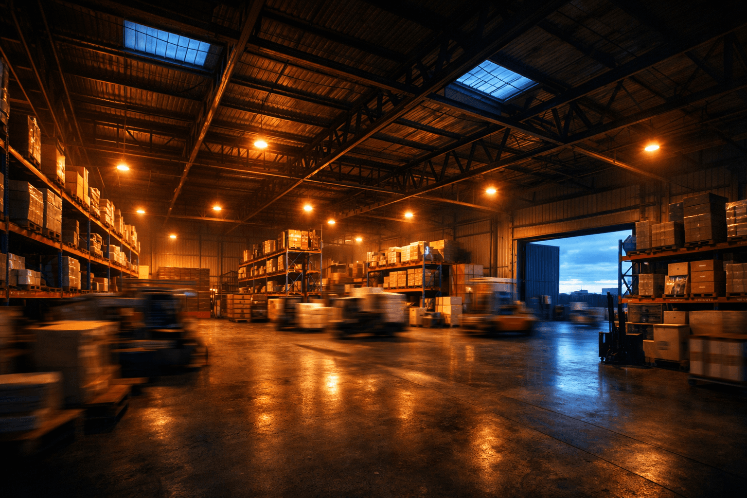 Industrial materials export